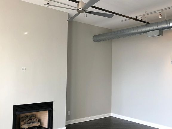 Living room with gas fireplace