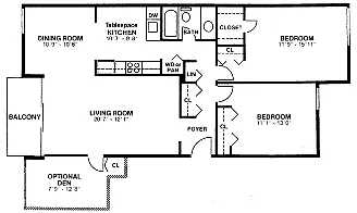 Floor plan B3