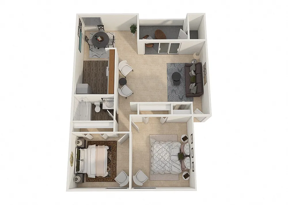 Floor plan 2 Bedroom
