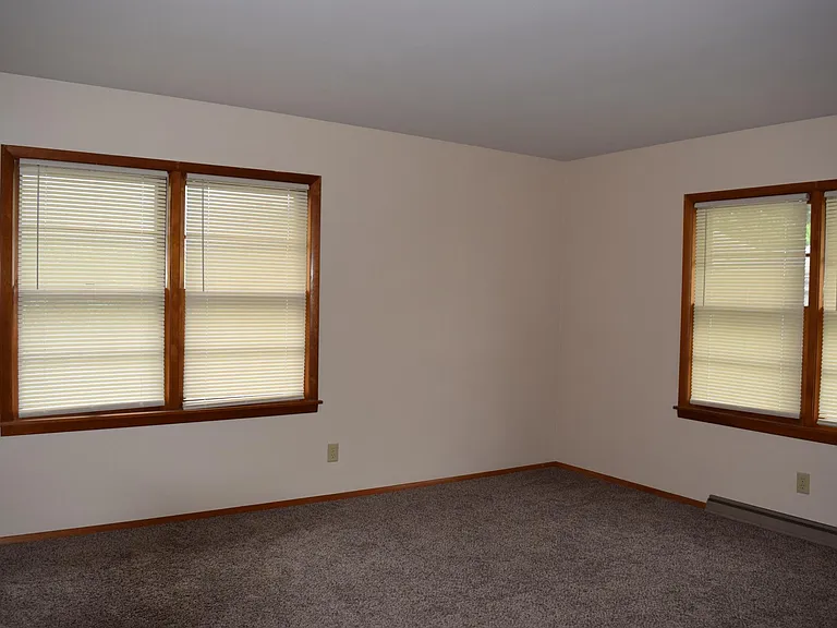 Bedrooms have nice windows and double closets.