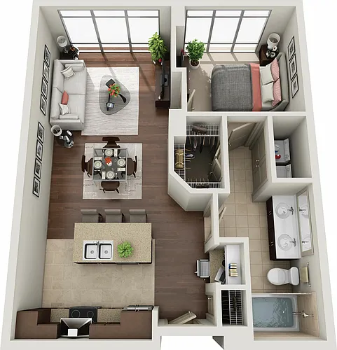 Floor plan A1A