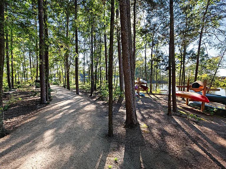 Walking Trail with Lake Views