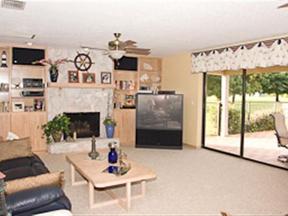 Spacious family room & cozy fireplace