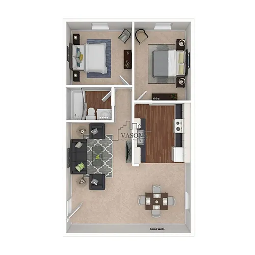 Floor plan SMG 2x1