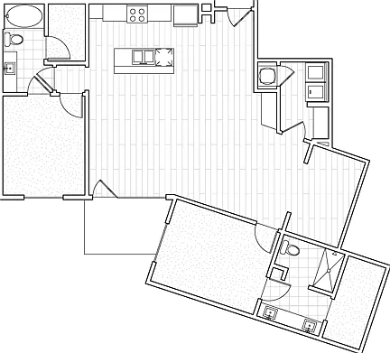 D1 - 2 Bed 2 Bath D1 - 2 Bed 2 Bath
