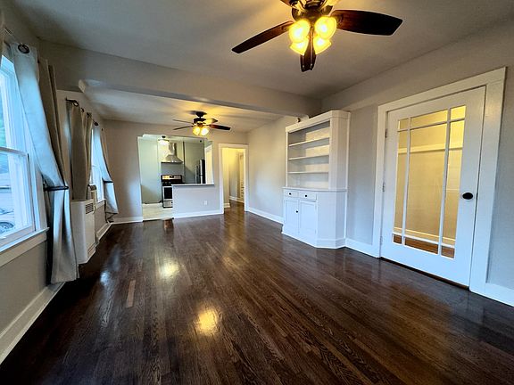Living Room towards Kitchen and Office