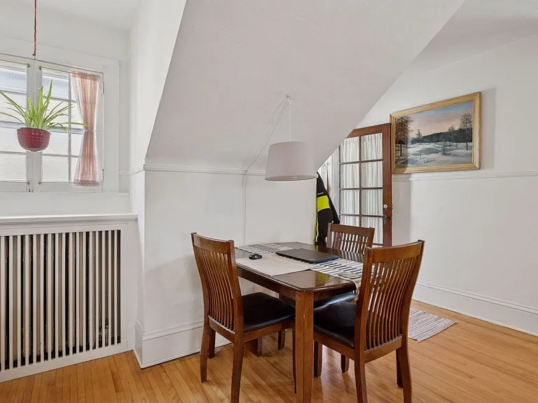 Make this space your own! Easily can be a dining space, work-from-home space, boardgame storage, and anything in between! Lots of natural light accompany whatever you choose to do in your living space!