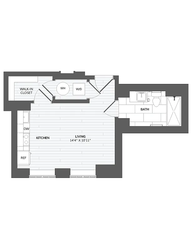 Floor plan Studio-A2