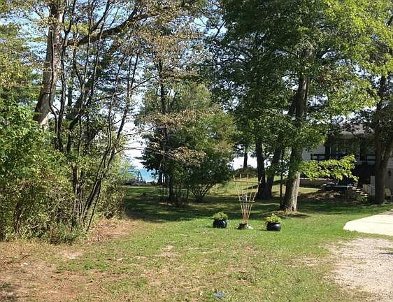 The other way from the house is Lake Huron access.