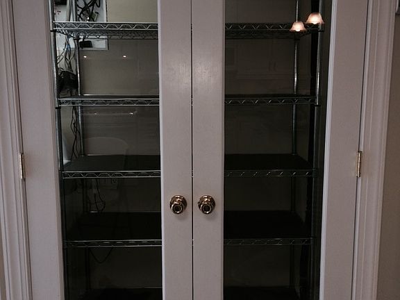 pantry with shelving