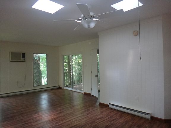 Living room and screened porch