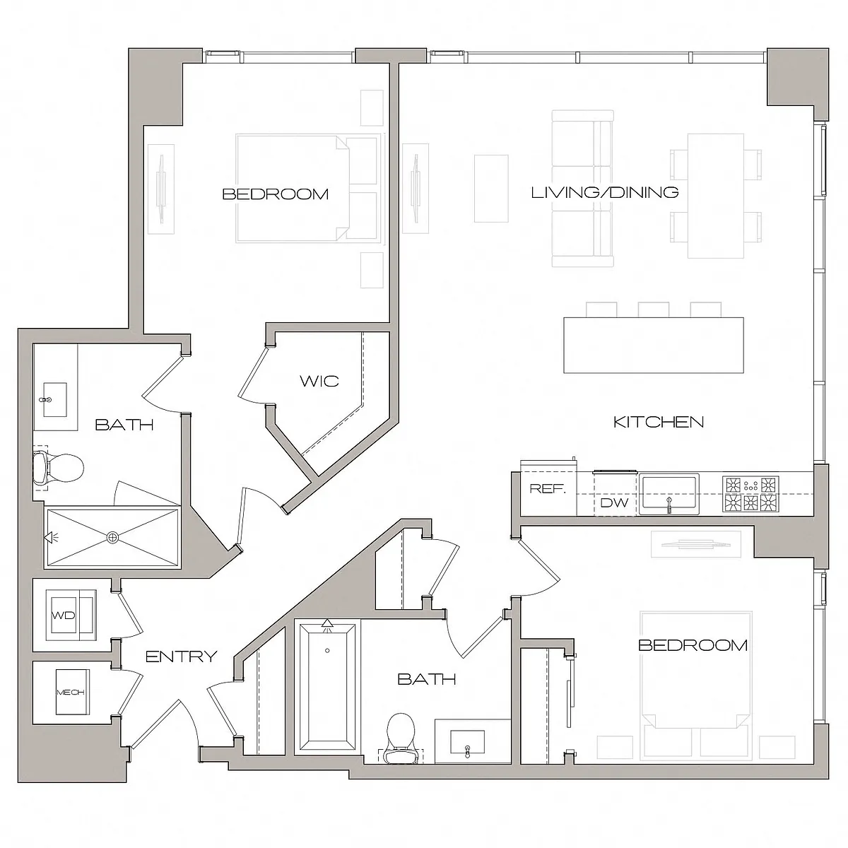 Floor plan B2
