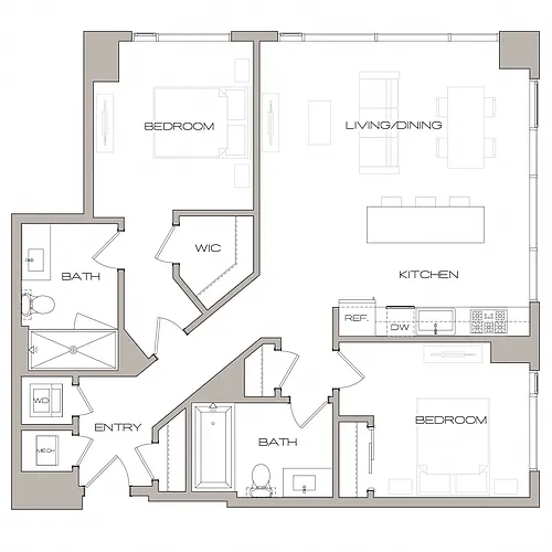Floor plan B2
