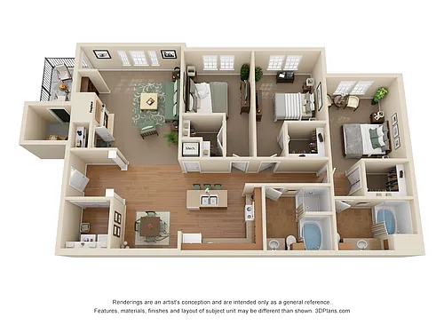 Floor plan Schooner