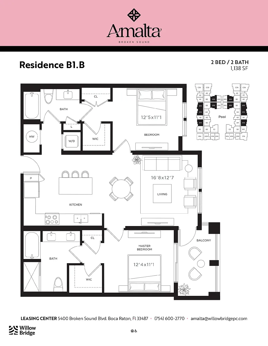 Floor plan B1B