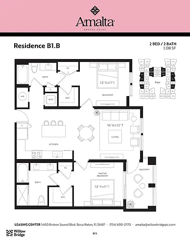 Floor plan B1B