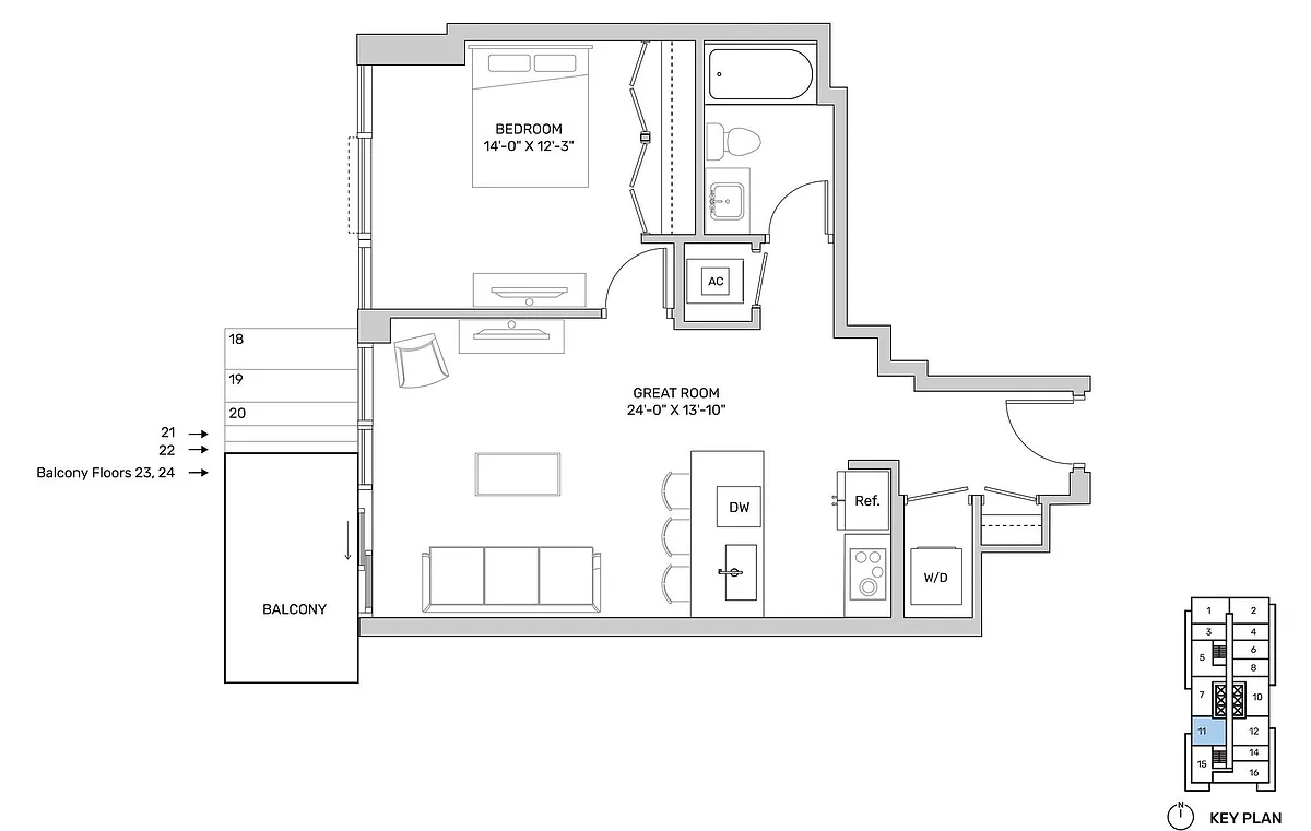 Floor plan A19