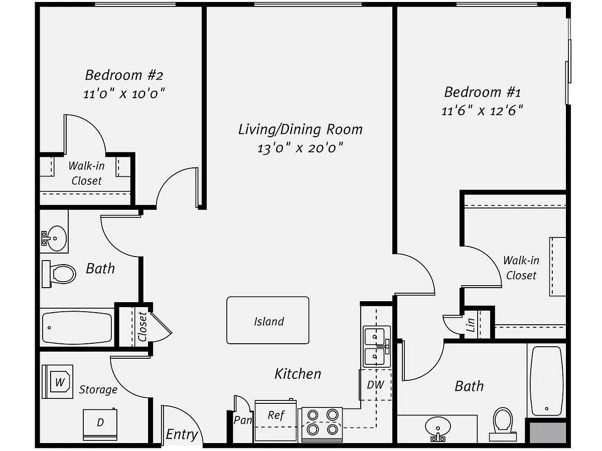 Floor plan B15