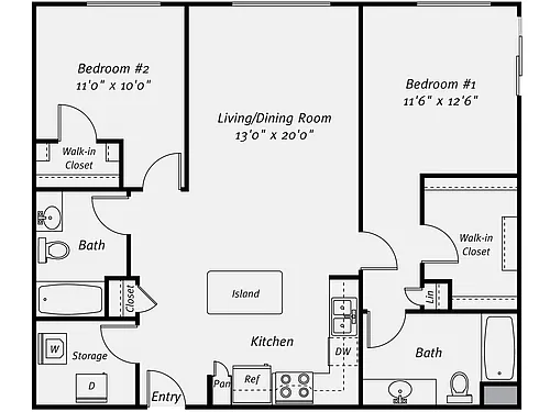 Floor plan B15
