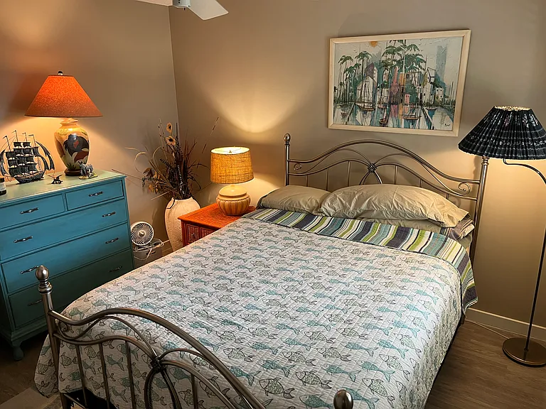 Guest Bedroom with large closet.