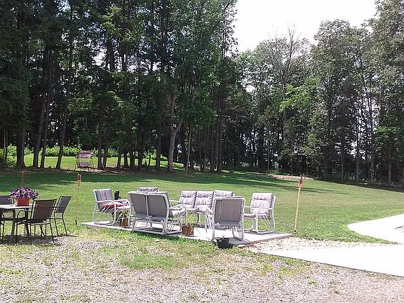 Upper level patio