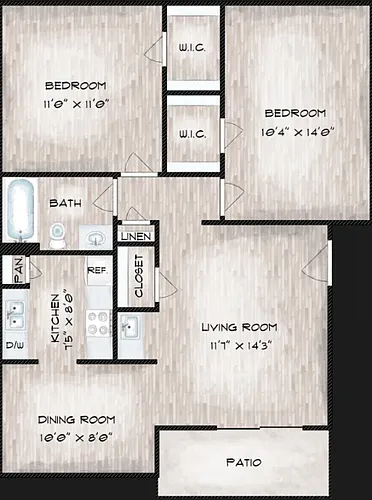Floor plan B