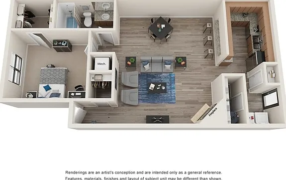 One Bedroom One Bathroom 786 sqft One Bedroom One Bathroom 786 sqft