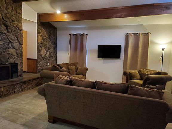 Fireplace in living room