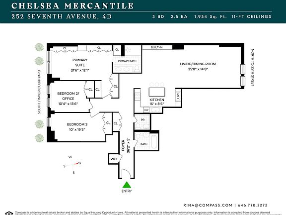 2nd image of 252 7th Ave APT 4D