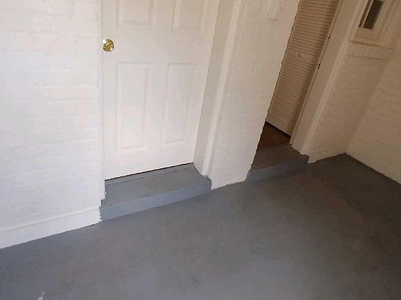 Kitchen door, Enclosed back porch