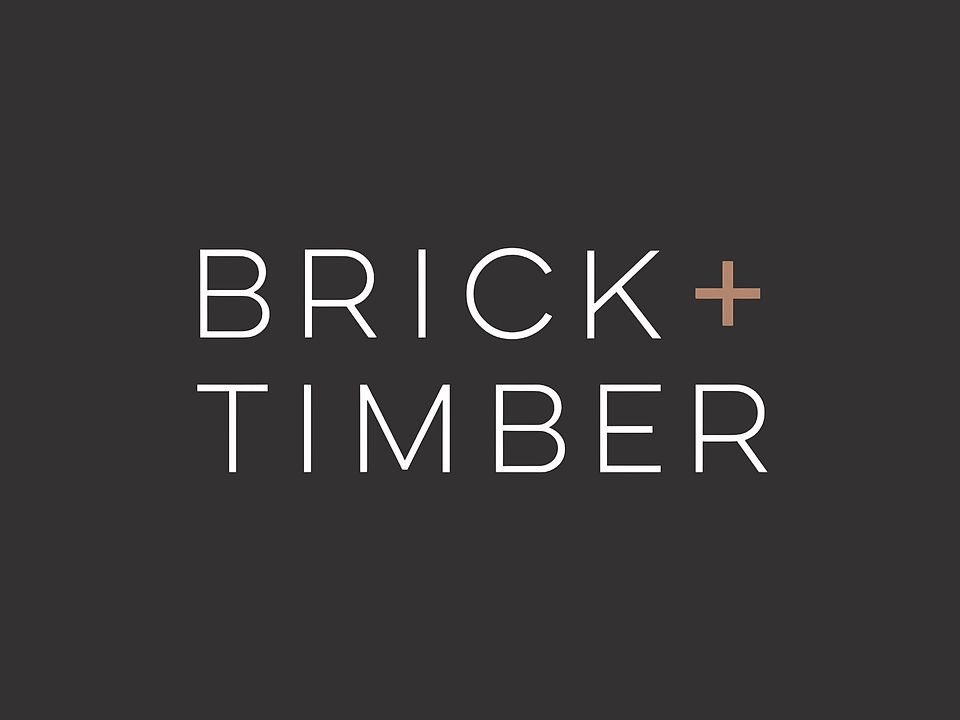Logo of Brick + Timber, an apartment rental agency in San Francisco, California