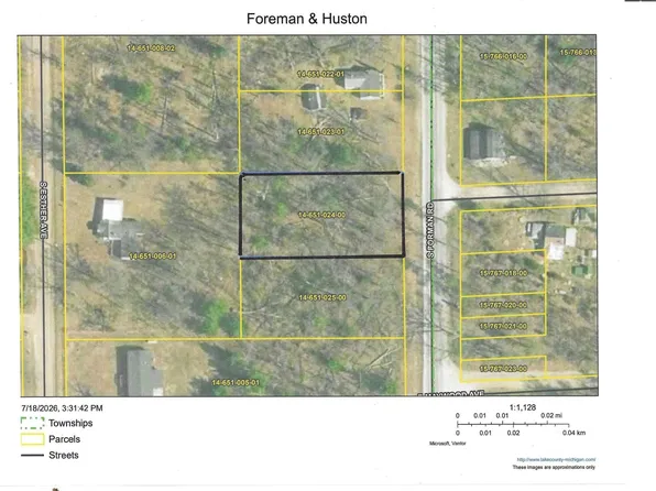 W Foreman Rd, Baldwin, MI 49304