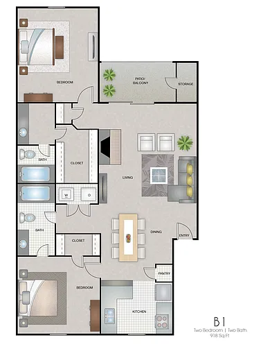 Floor plan B1