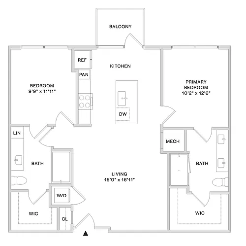 Floor plan B3