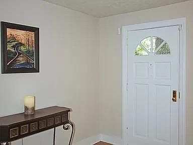 Inside front door