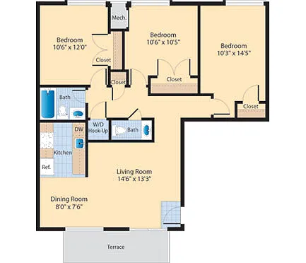 Floor plan C1
