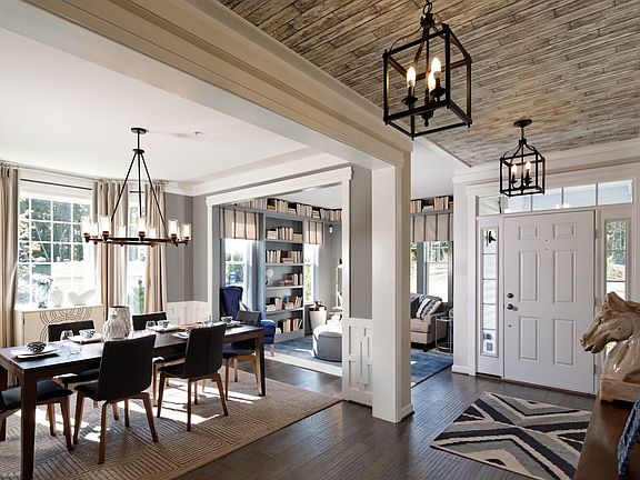 The foyer of the Summerfield by Brookfield Residential