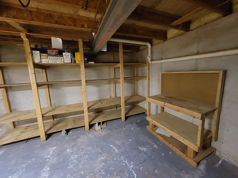 Basement storage
