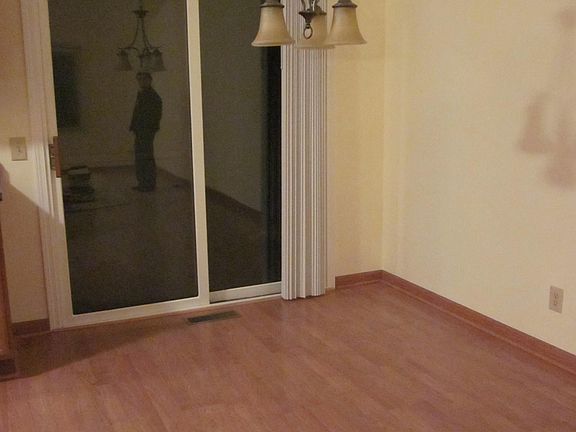 Dining room with walkout to the deck