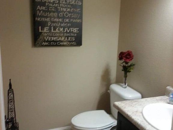 half bath, first floor