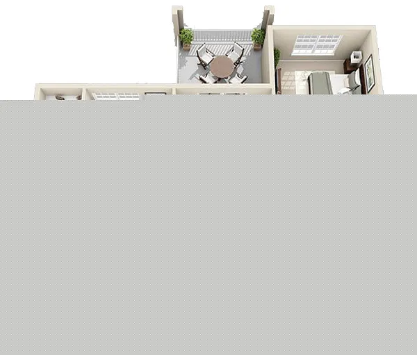 Floor plan The Ballantyne W/Patio