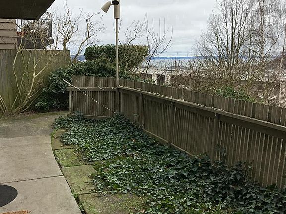 Patio with OK water view