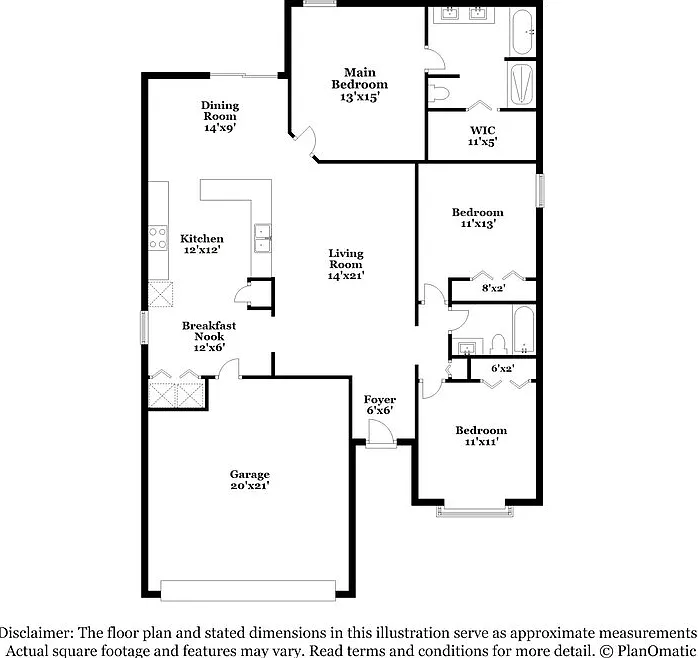 3 bed, 2.0 bath, 1558 sqft, $1,970 — Photo 2