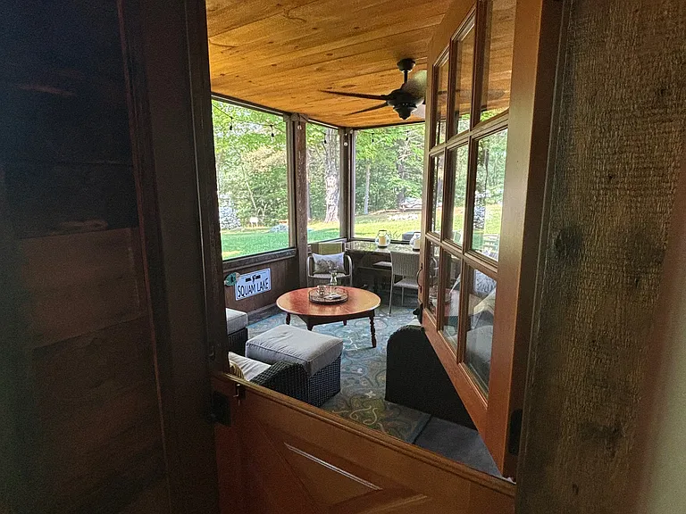 Entry to the Screen Porch off of the Dining/Kitchen area