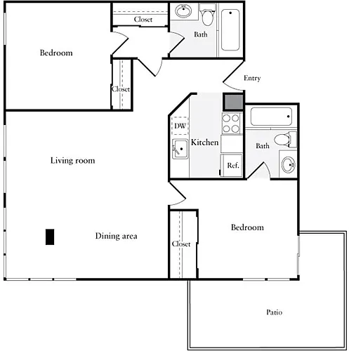 Floor plan 3+ Bedrooms A