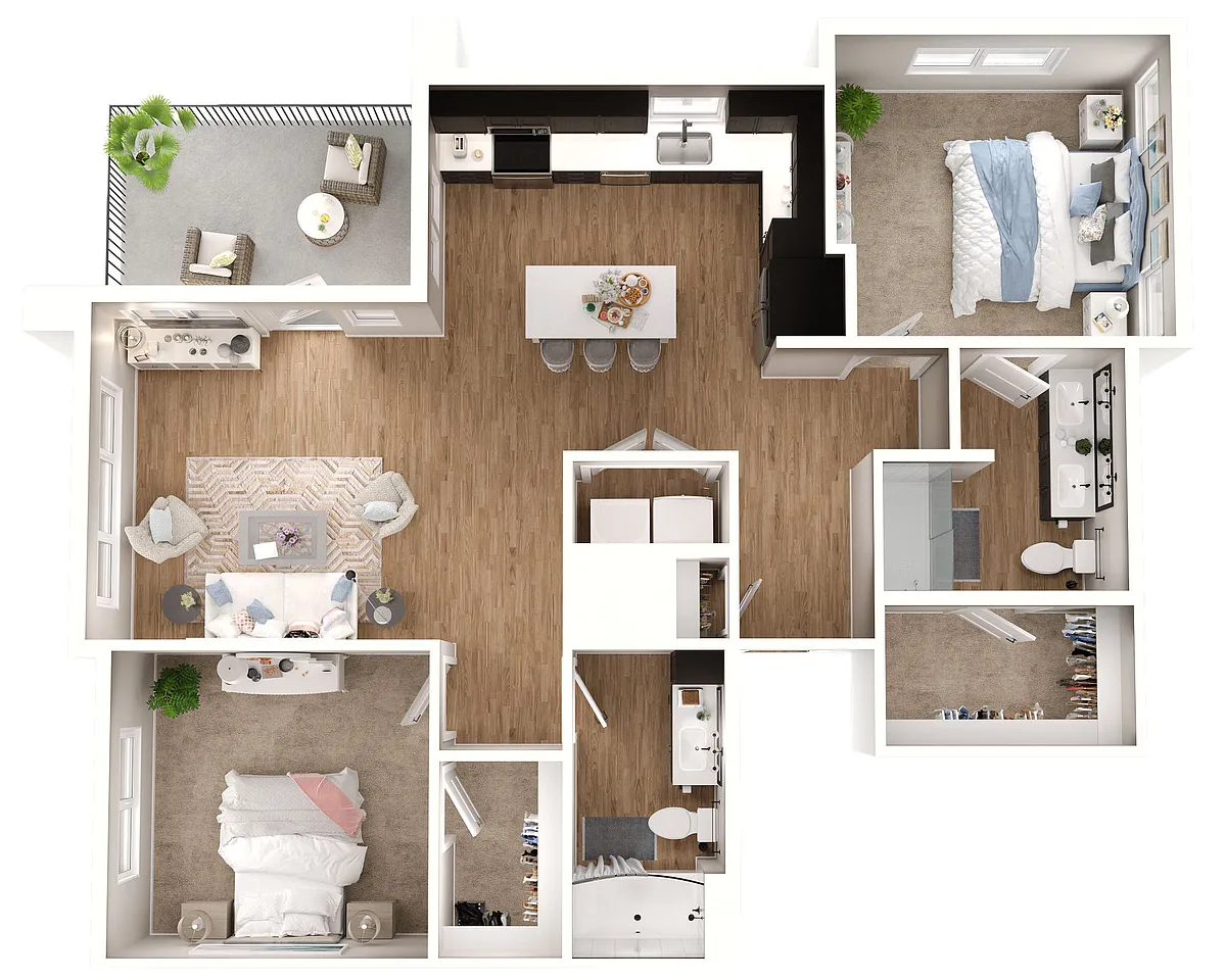 Floor plan B3