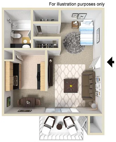 Floor plan Plan E