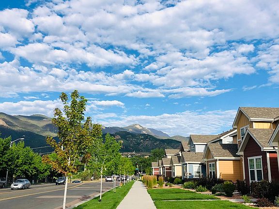 Gold Hill Mesa neighborhood view.