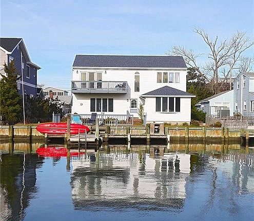 Home view from lagoon
