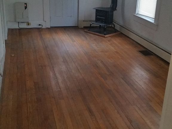 hardwood floor in living room